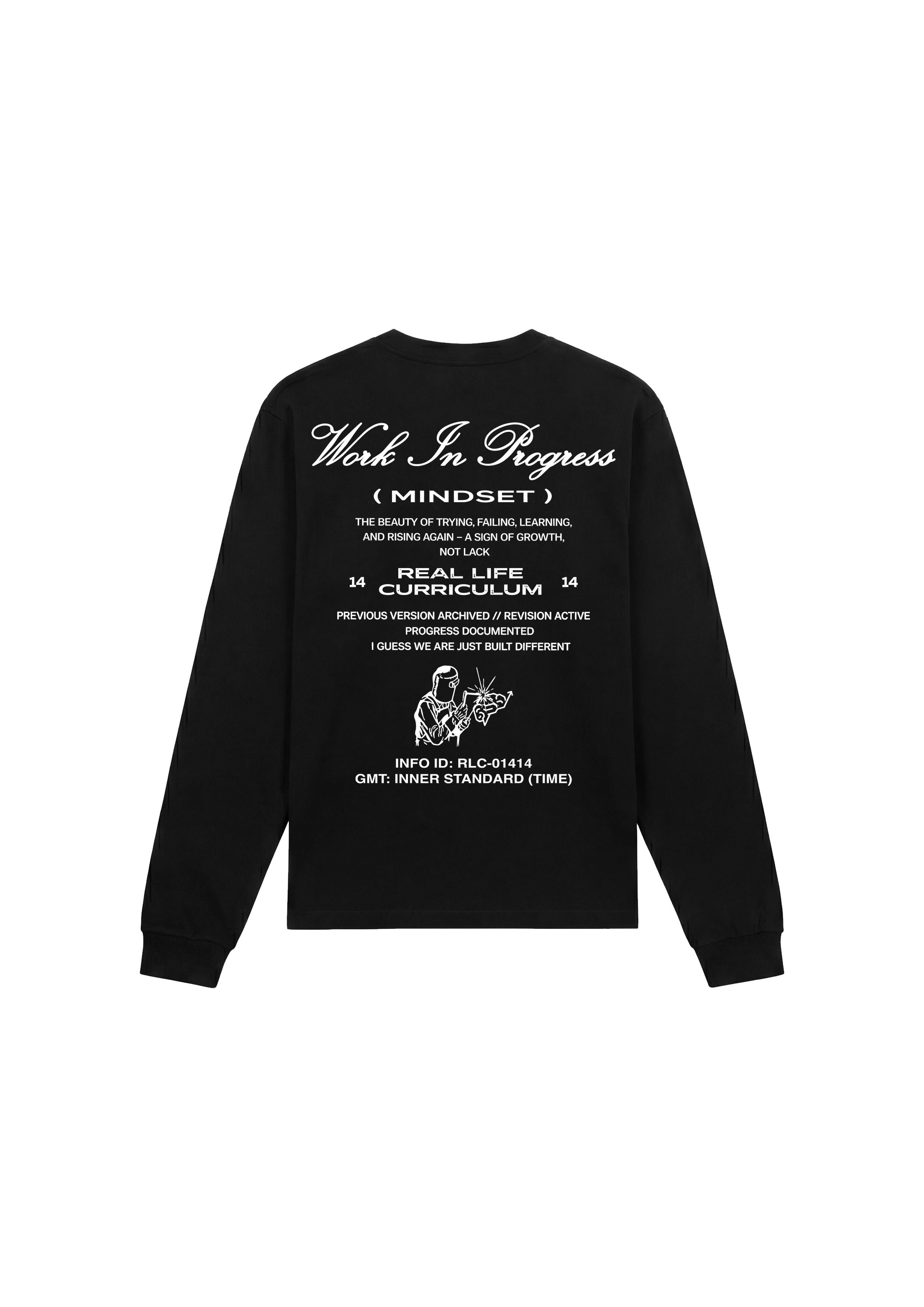Work In Progress Longsleeve Tee - Black