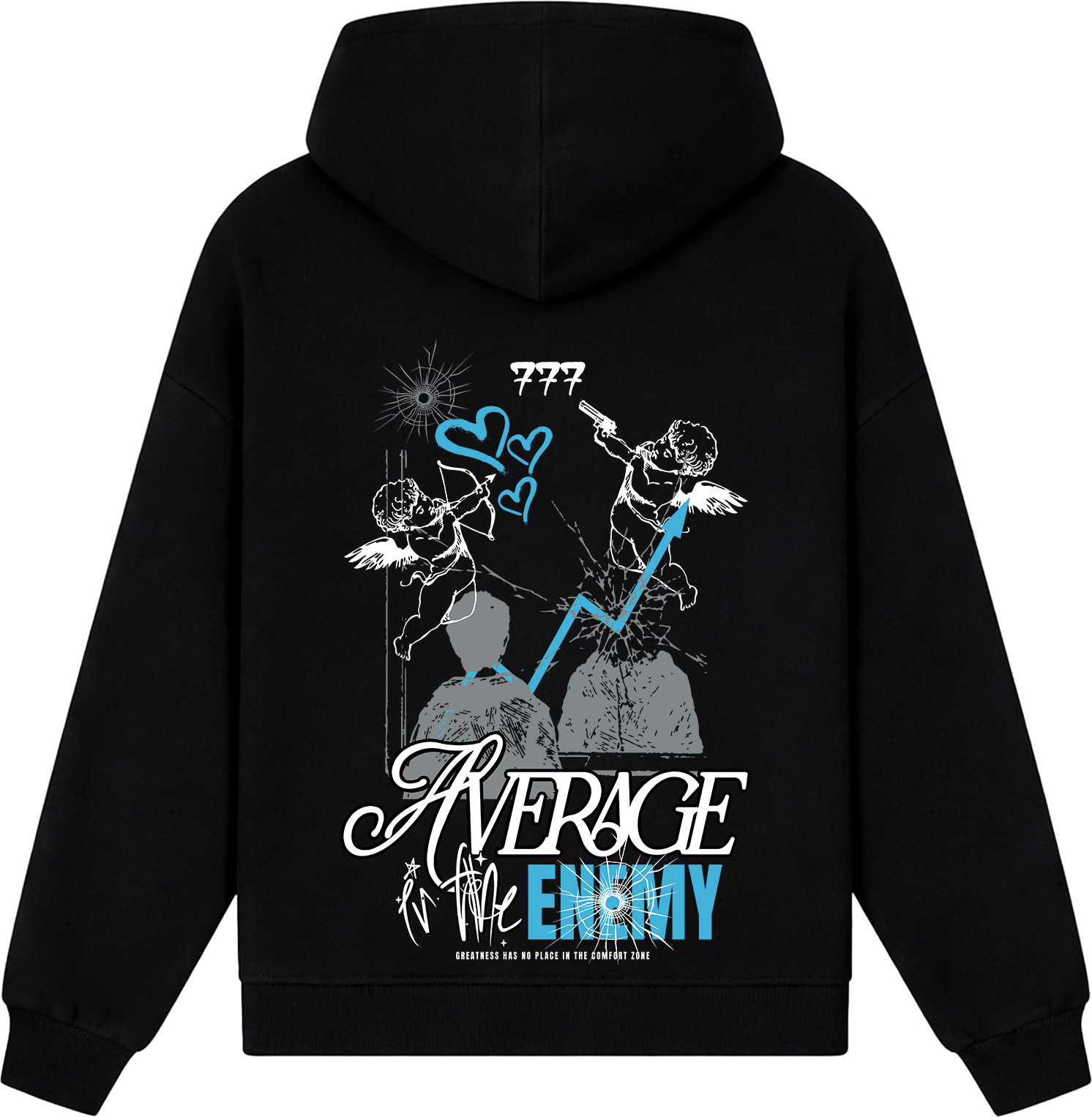 Average is the Enemy Heavyweight Hoodie