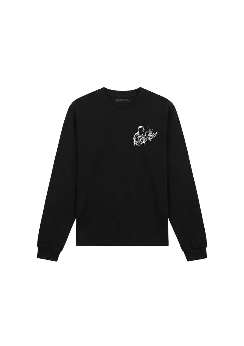 Work In Progress Longsleeve Tee - Black