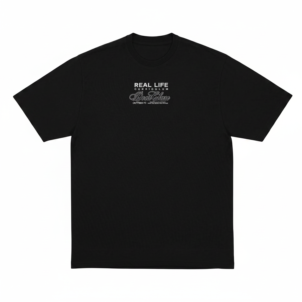 Don't Chase, Attract Tee - Black