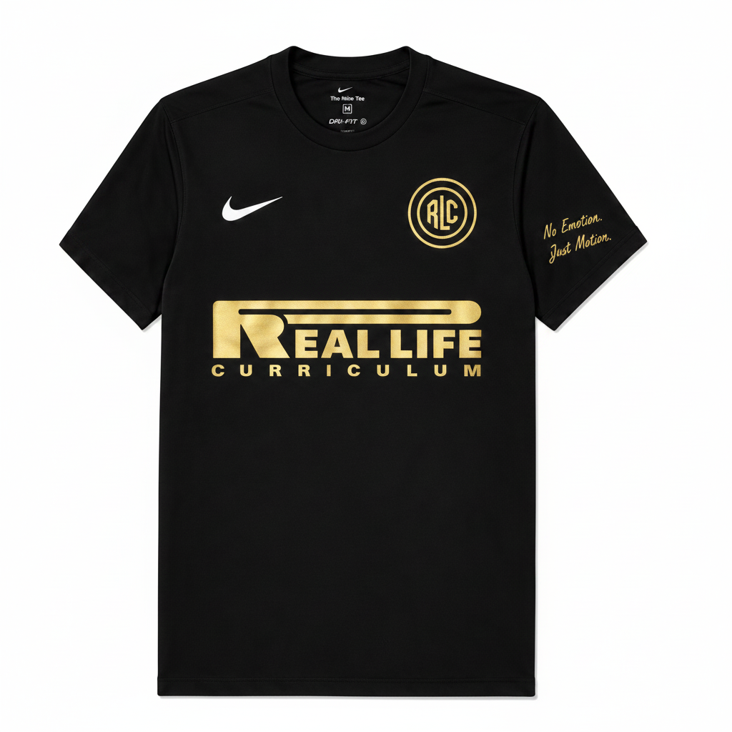Just Motion Tee Black/Gold